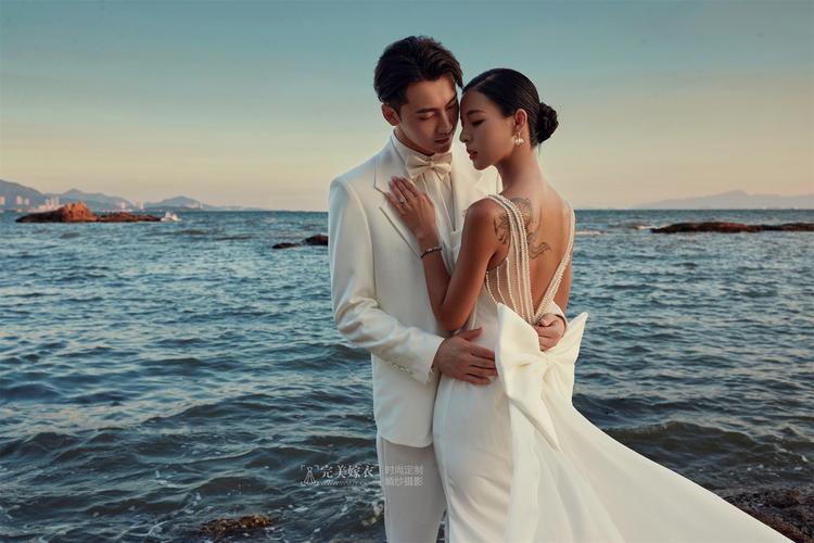 海风中的誓言 婚纱摄影的海边诗意